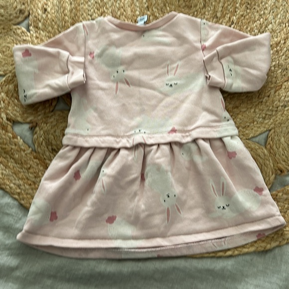 Old Navy 12-18 Months Rabbit Sweatshirt Dress. - Picture 2 of 4